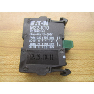 Moeller Klockner M22-K10 Eaton Block Cutler Hammer