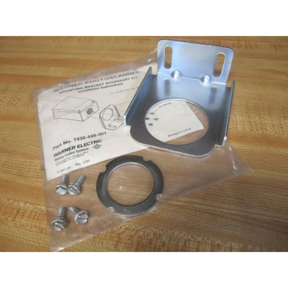 Warner Electric 7430-448-001 Mounting Bracket Accessory Kit 7430448001