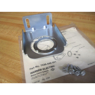 Warner Electric 7430-448-001 Mounting Bracket Accessory Kit 7430448001