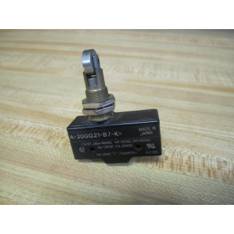 Omron A-20GQ21-B7-K Limit Switch WRoller A20GQ21B7K - New No Box