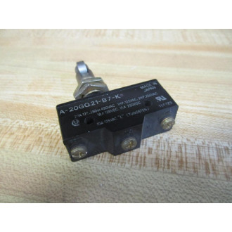 Omron A-20GQ21-B7-K Limit Switch WRoller A20GQ21B7K - New No Box