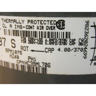 General Electric 5KCP39HGD797S GE Motor 1075 RPM - New No Box