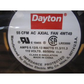 Dayton 4800X AC Axial Fan 4WT49