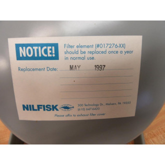 Nilfisk 017276-XX Filter Element