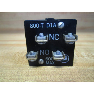 Allen Bradley 800T-D1A Pushbutton 800TD1A Contact Only - New No Box