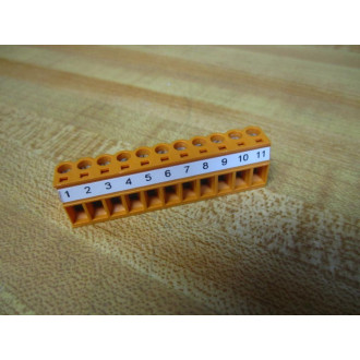 Weidmuller BLZ 5.0811 SN OR Terminal PlugConnector 1527360000 (Pack of 6) - New No Box