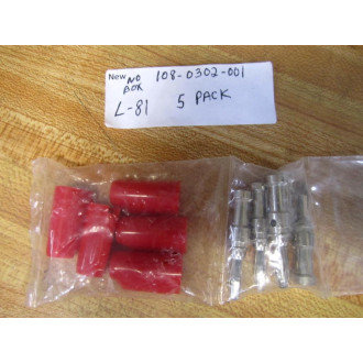 Cinch 108-0302-001 Banana Plug 1080302001 (Pack of 5) - New No Box