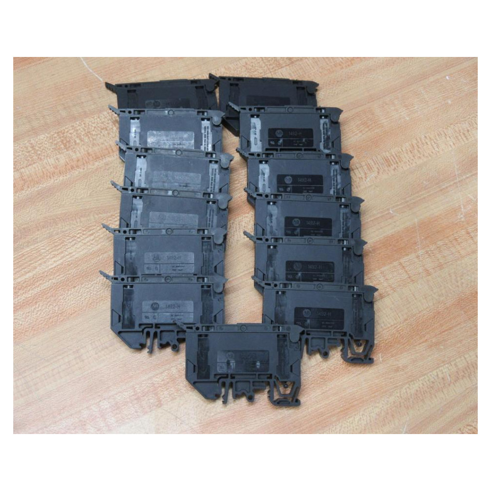 Allen Bradley 1492-H4 Block 1492H4 wNeon Indicating (Pack of 13) - New No Box