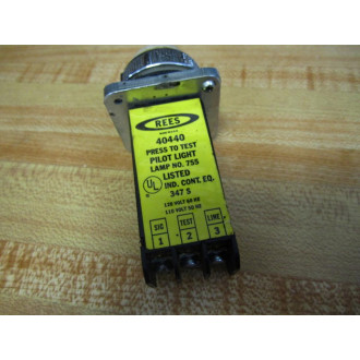 Rees 40440-000 Pilot Light WTransformer 40440 (Pack of 3) - Used
