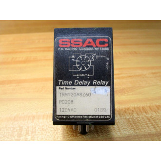 SSAC TRM120A8Z60 Time Delay Relay - Used