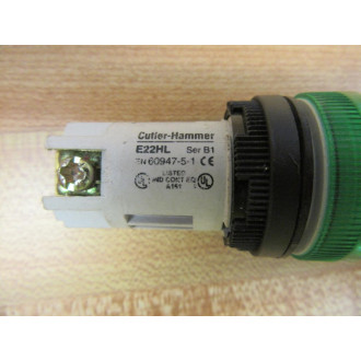 Cutler Hammer E22HL3X8 Pushbutton - New No Box