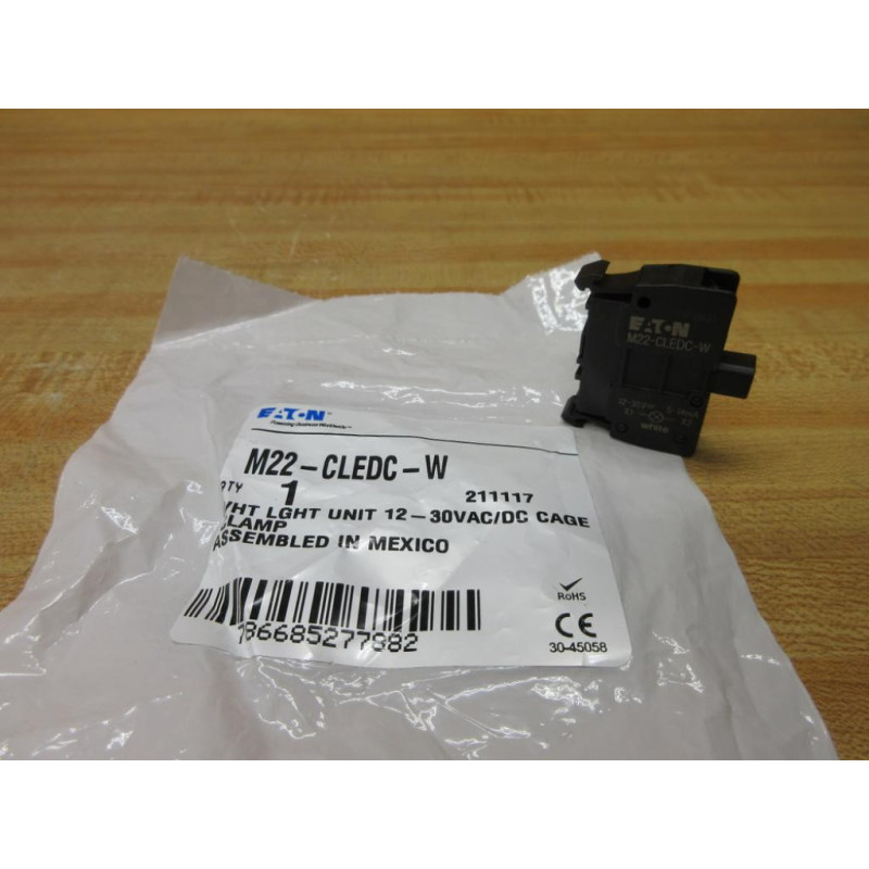 Moeller M22-CLEDC-W Eaton Light Unit White