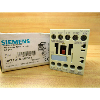 Siemens 3RT1016-1BB41 Contactor 3RT10161BB41