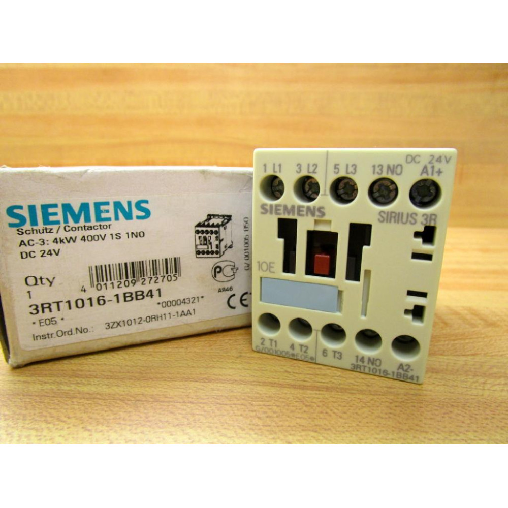 Siemens 3RT1016-1BB41 Contactor 3RT10161BB41
