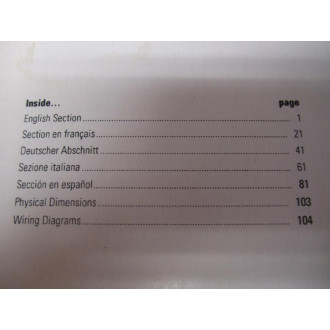 Allen Bradley 40072-092-01 SLC500 Instructions 40072-092-01(B) - Used