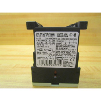 Siemens 3RT1016-1BB41 Contactor 3RT10161BB41
