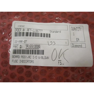 Diamond Power 351691000A AC IO Board Assy
