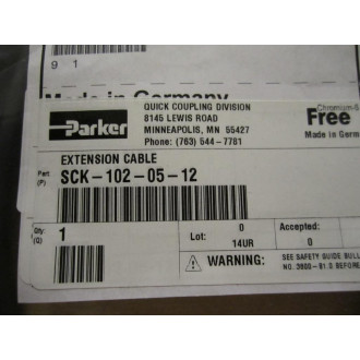Parker SCK-102-05-12 Extension Cable SCK1020512