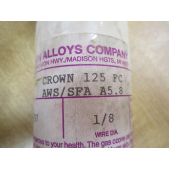 Crown CROWN 125 FC 125 FC 18" Brazing Wire Tube Of 74