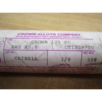 Crown CROWN 125 FC 125 FC Crown Crown 125 FC 18" Brazing Wire Tube Of 71