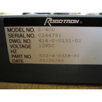 Robotron 503-4-0328-01 Operator Interface 5034032801 - Used