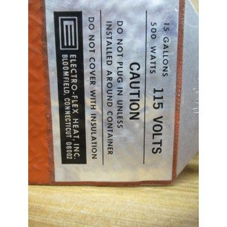 Electro-Flex Heat DH-15-115-TS Drum Heater 5W668 - New No Box