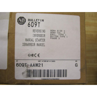 Allen Bradley 609T-AAW21 Reversing Manual Starter