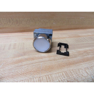 Siemens 3SB3 501-0AA61 White 3SB35010AA61 wBase & Clip