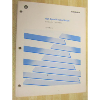 Allen Bradley 1746-HSCE User Manual 1746HSCE Owners Manual - Used