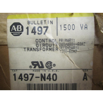 Allen Bradley 1497-N40 Transformer  1497N40