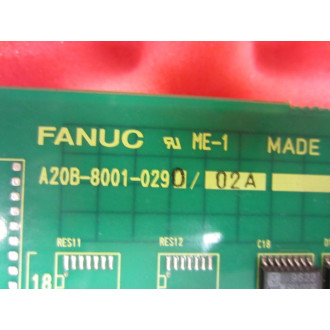 Fanuc A20B-8001-029002A Interface Board A20B80010290 - Used