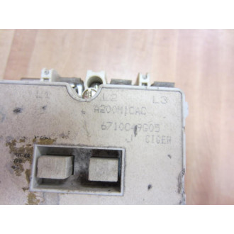 Cutler Hammer A200MICAC Eaton Starter Contactor - Used