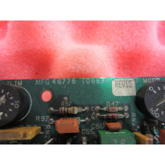 Allen Bradley 106888 Control Card Rev 15 MFG46776 - Parts Only