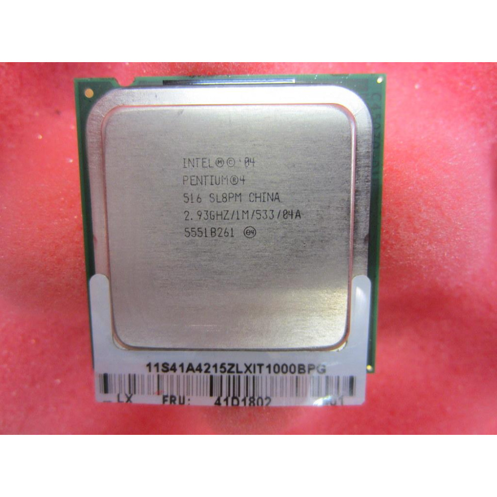 Intel SL8PM Pentium 4 516 CPU Processor 2.93GHZ1M53304A Socket 775 - Used