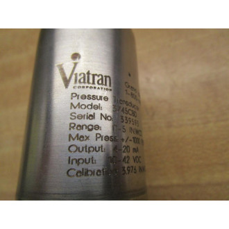 Viatran 3745CBD Pressure Transducer - Used