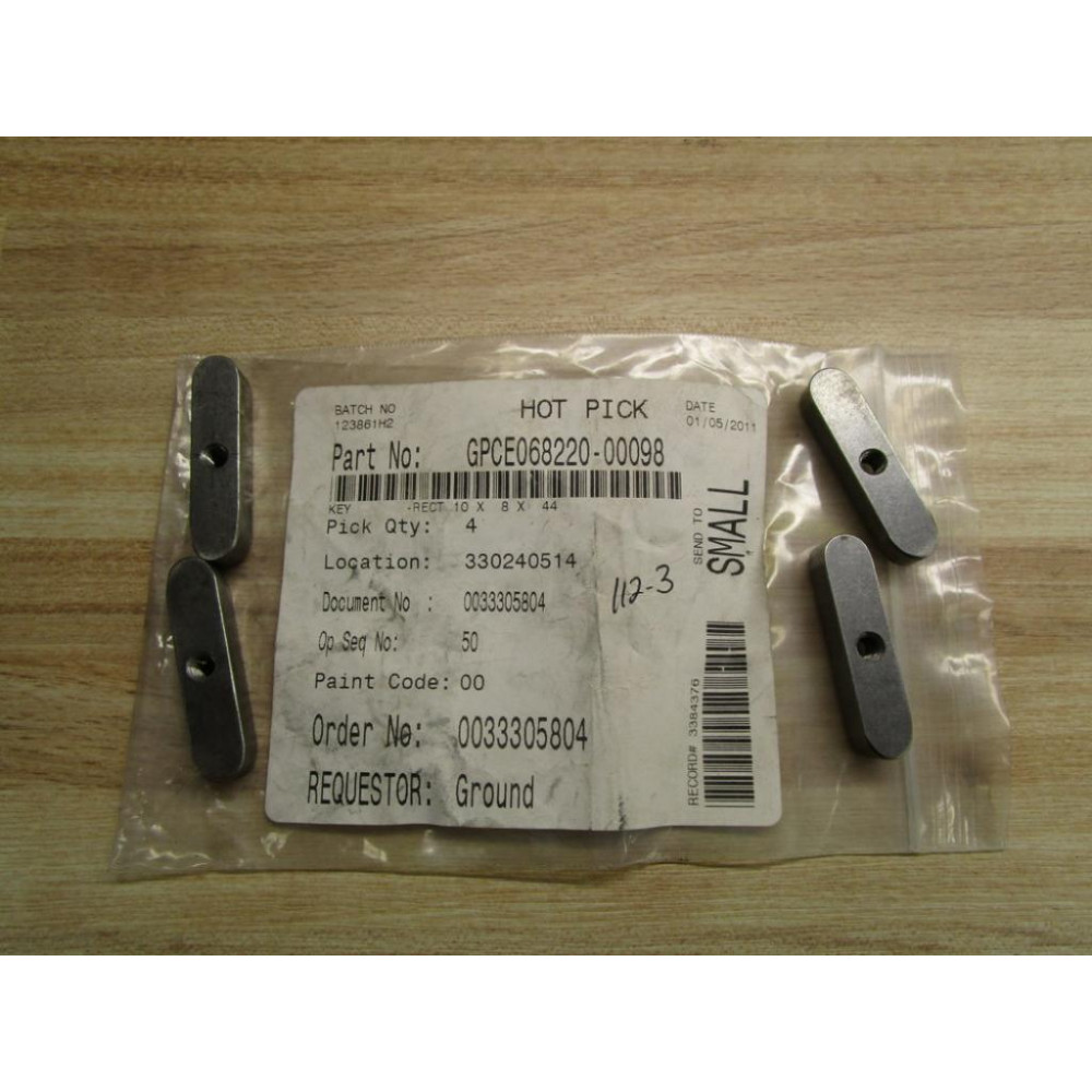 GPCE068220-00098 Key (Pack of 4)