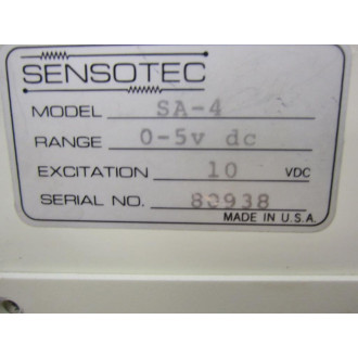 Sensotec SA-4 Conditioner SA4 - Used