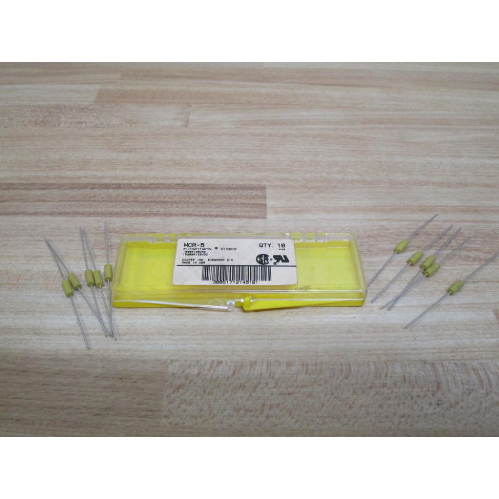 Bussmann MCR-5 Fuse Buss (Pack of 10)