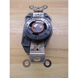 Leviton 2360 Single Lock Receptacle NEMA L10-20