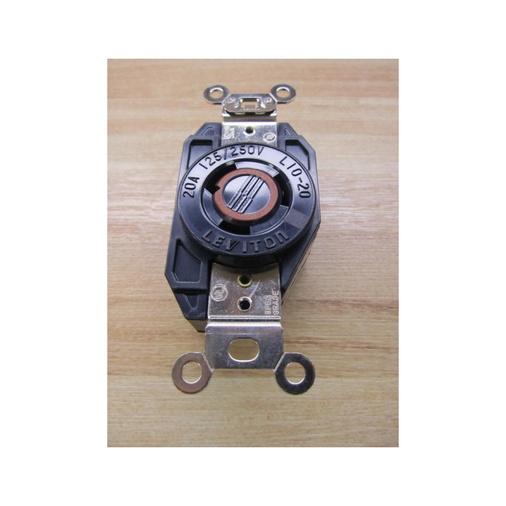 Leviton 2360 Single Lock Receptacle NEMA L10-20