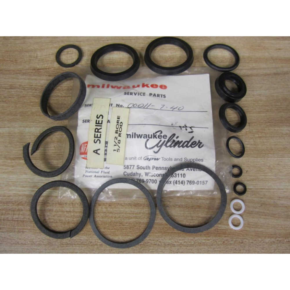 Milwaukee Cylinder 00011-7-40 Seal Kit .