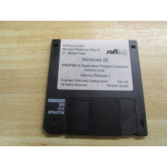 Softing 5.2 User Manual For PROFIBUS PB-DMK-95SW WDisks - Used