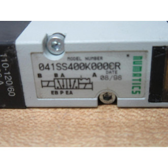 Numatic 041SS400K0000R Manifold Solenoid - Used