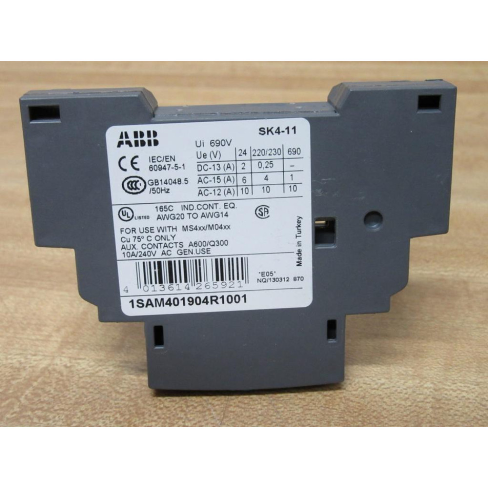 ABB SK4-11 Signal Trip Contact SK411 - New No Box