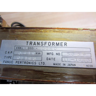 Fanuc A44L-0001-0080 Transformer A44L00010080 - Used