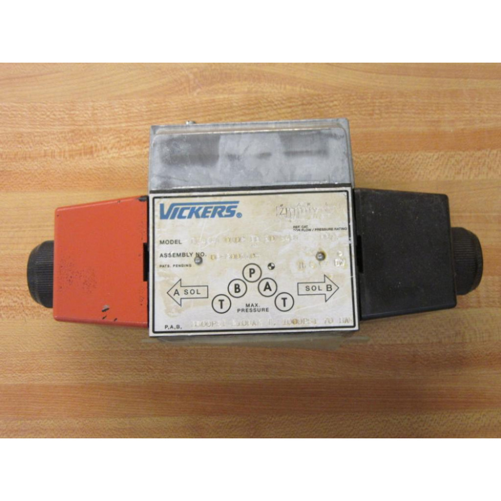 Vickers DG4S4W-010C-BB-60-S491 Valve DG4S4W010CBB60S491 - Used