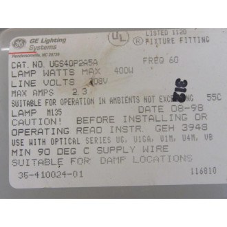 General Electric UGS40P2A5A Lighting Fixture