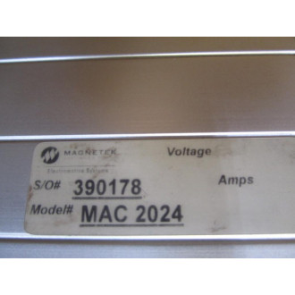 Magnetek MAC-2024 MAC*2000 Motor Drive MAC2024 - Used