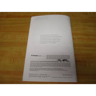 Allen Bradley 40072-042-01 SLC 500 Installation Instructions 40072-042-01 (A) - Used