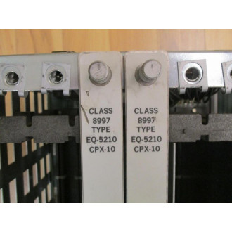 Square D 8997 EQ5210 LFR10 Slot Rack 8997EQ5210LFR10 - Used